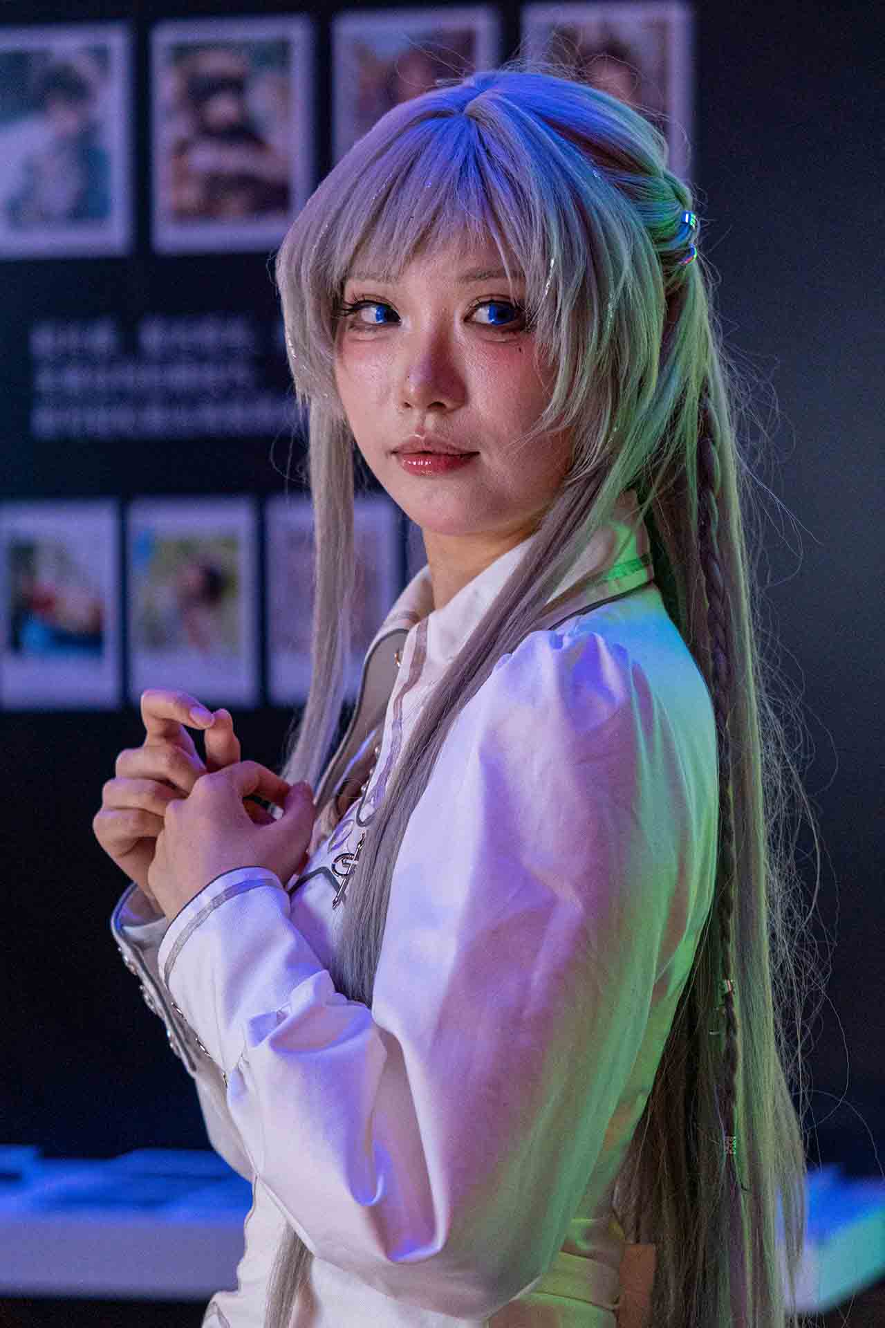 Cosplayer posing at ChinaJoy 2025 event