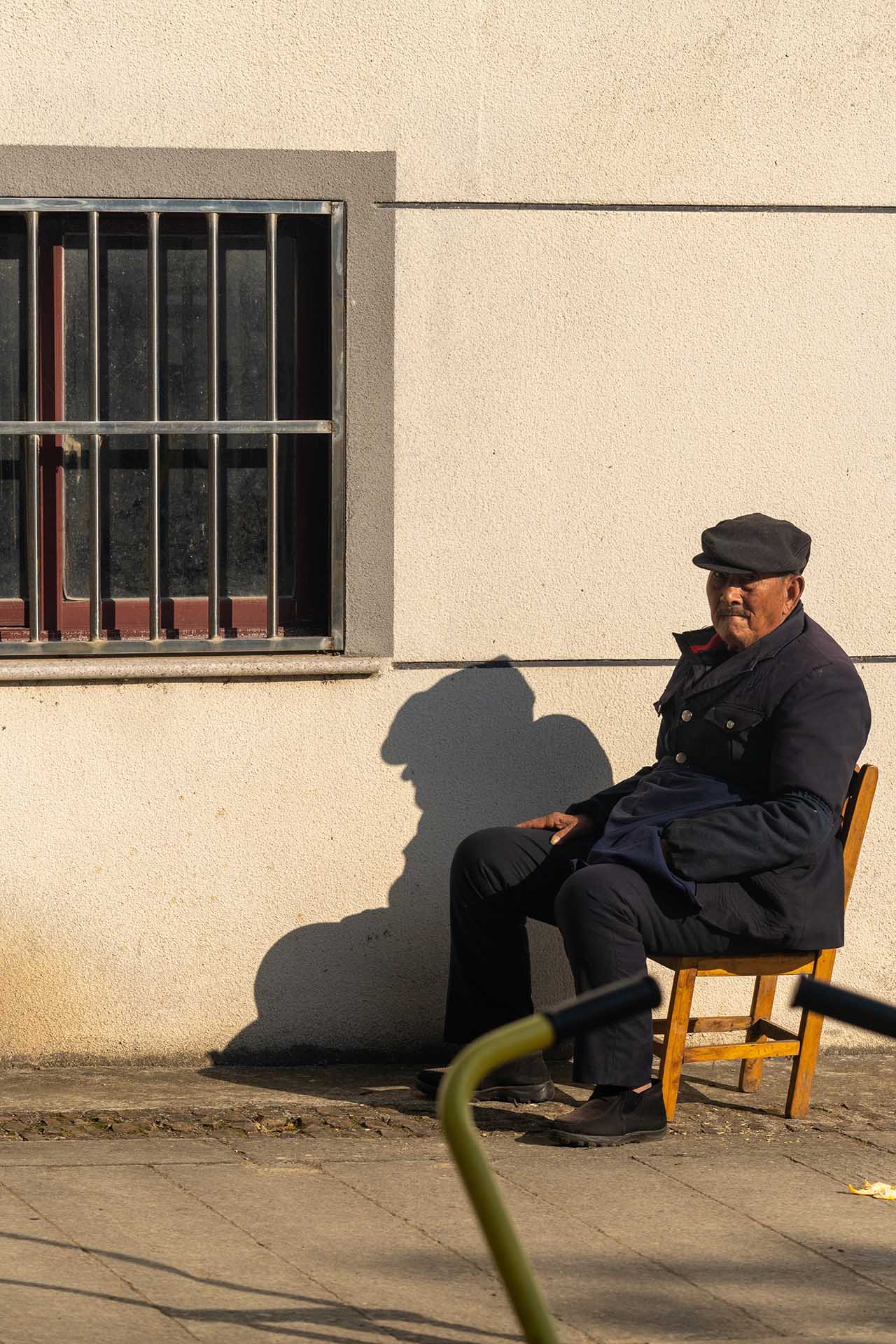 Elderly local man at Xishan Island